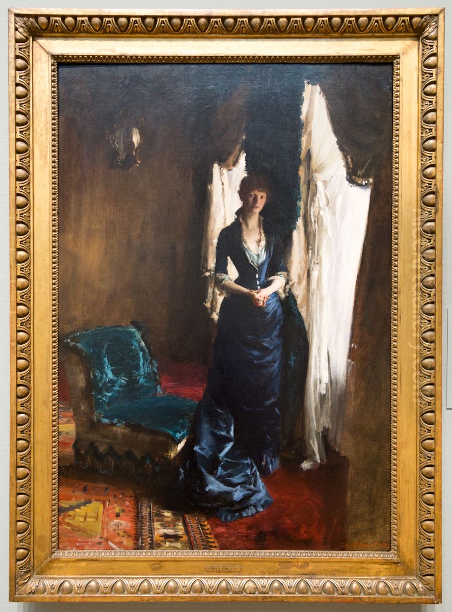 Madame Paul Escudier (Louise Lefevre) Oil Painting by John Singer Sargent
