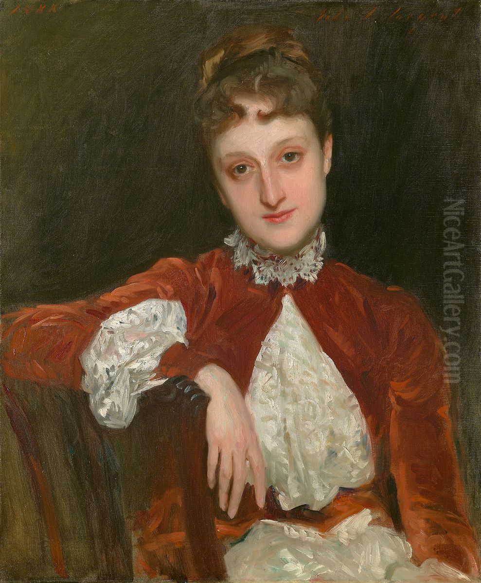 Mrs. Charles Deering (Marion Denison Whipple) Oil Painting by John Singer Sargent