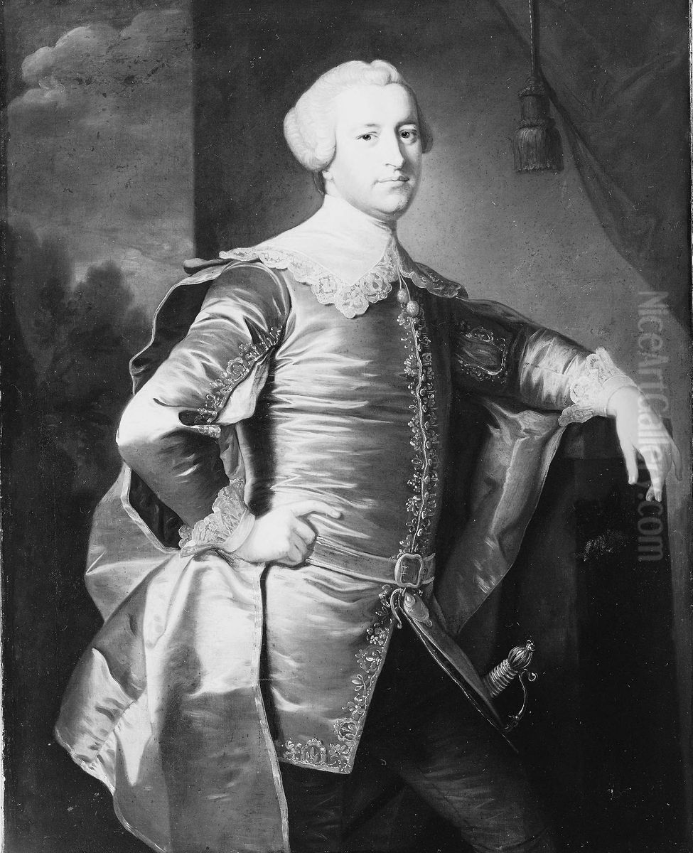 John Newton Oil Painting by Thomas Hudson