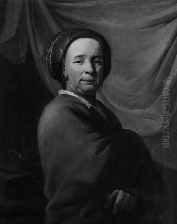 Maleren Michael Gehrmann (?) Oil Painting by Jens Juel