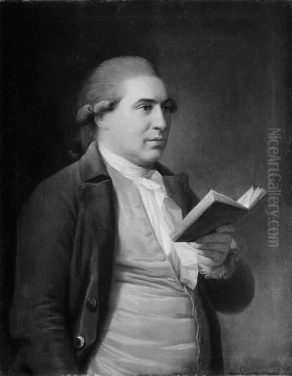 Skuespilleren Frederik Schwarz Oil Painting by Jens Juel