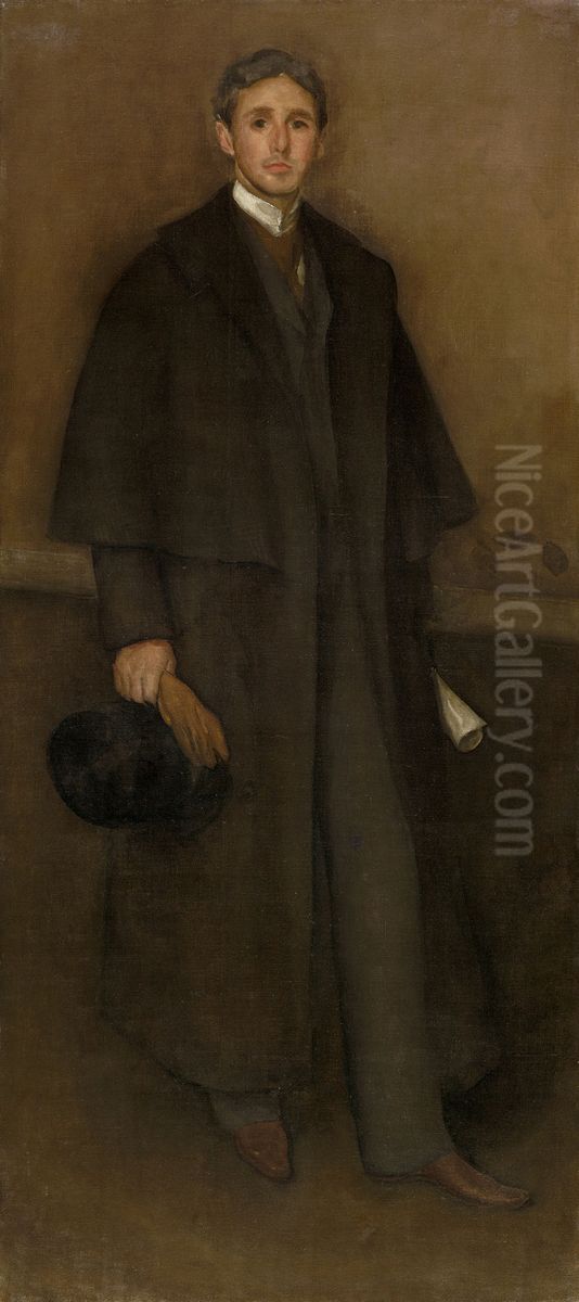 Portrait of Arthur Jerome Eddy Oil Painting by James McNeill Whistler