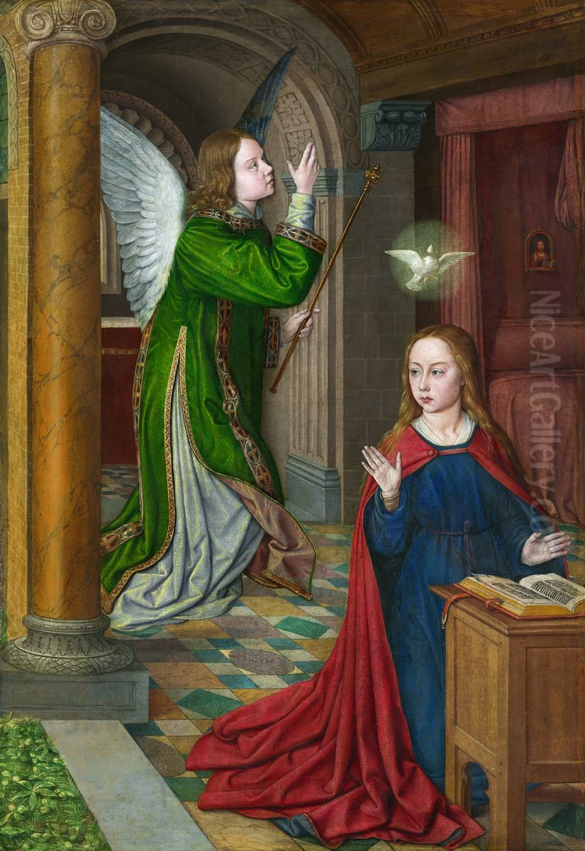 The Annunciation Oil Painting by Jean Hey