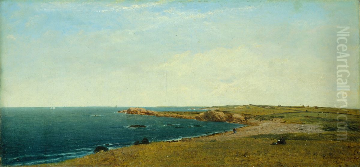 Near Newport Oil Painting by John Frederick Kensett