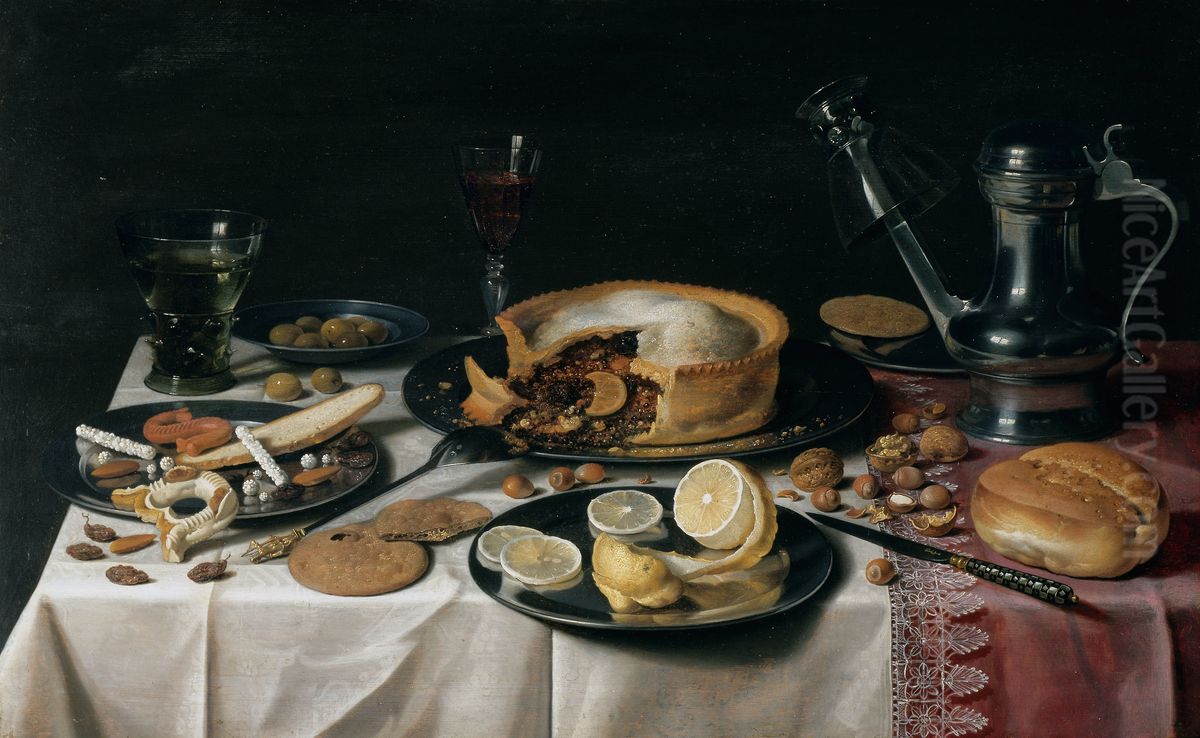 Still Life Oil Painting by Pieter Claesz