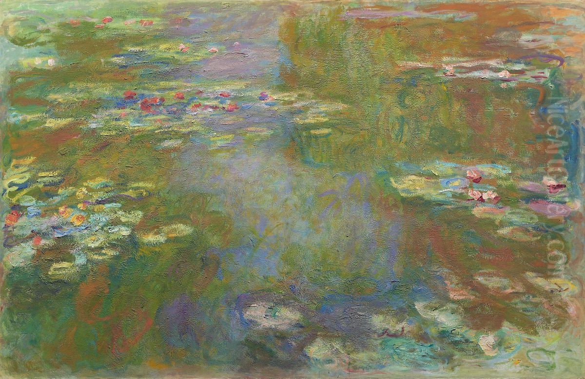 Water Lily Pond Oil Painting by Claude Oscar Monet