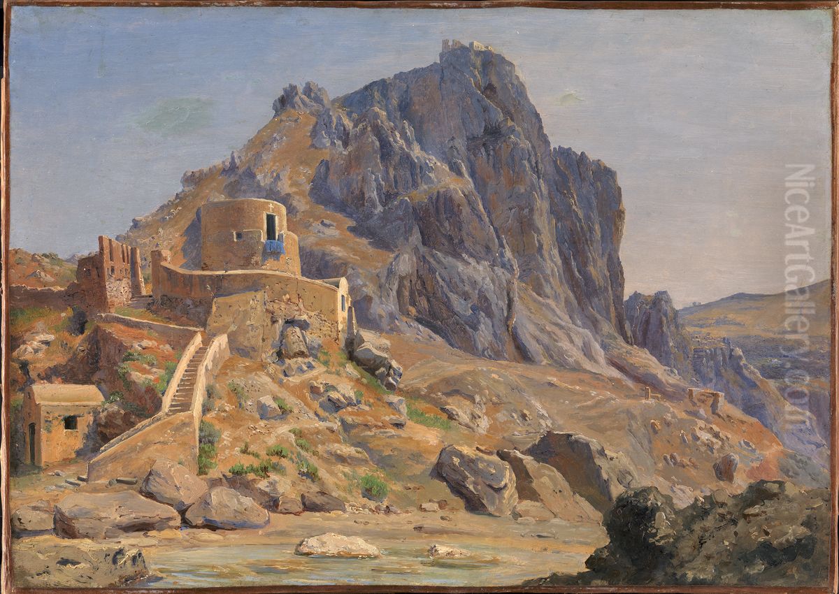 Morning Light Oil Painting by Thorald Laessoe