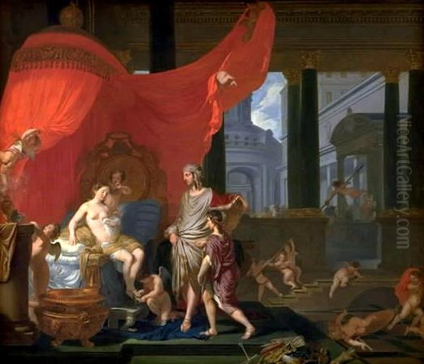 Alexanders og Roxanes bryllup Oil Painting by Gerard de Lairesse