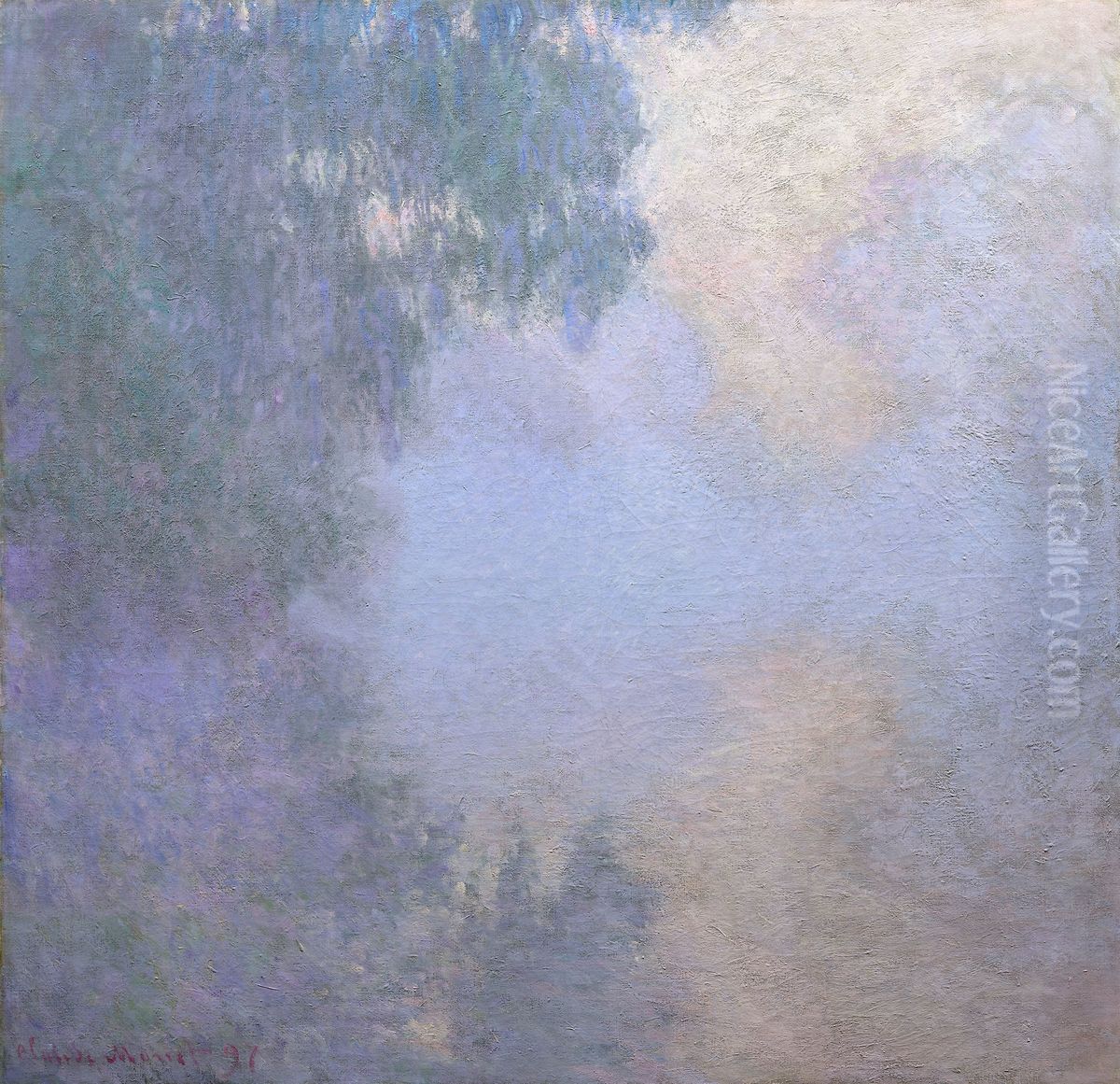 Branch of the Seine near Giverny (Mist), from the series 