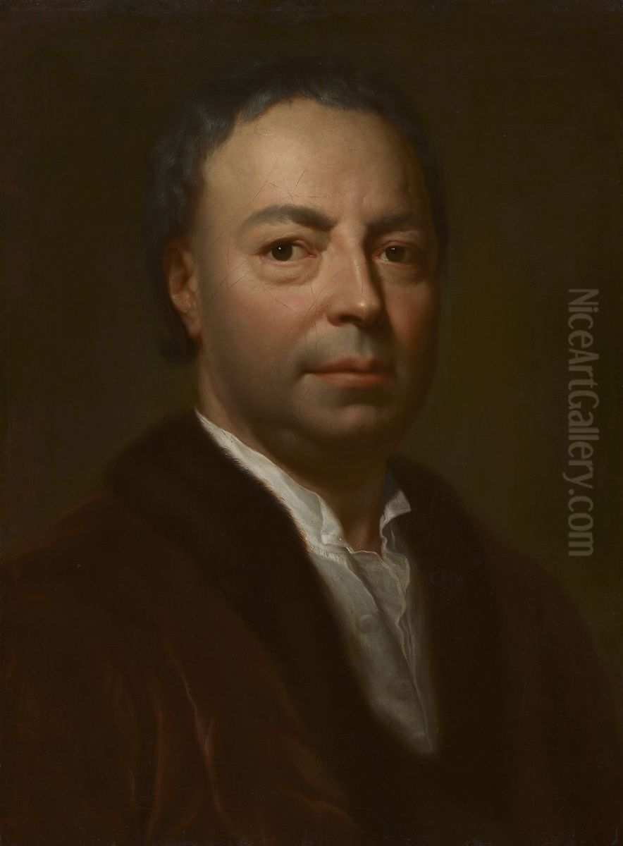 Portrait of the Artist's Father, Ismael Mengs Oil Painting by Anton Raphael Mengs