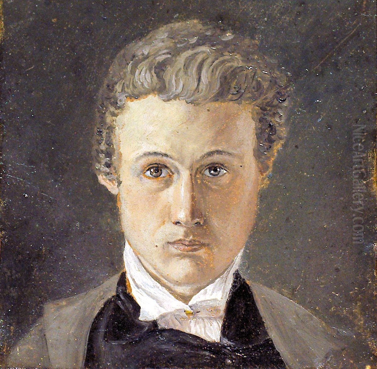 Selvportraet, 1838 Oil Painting by Vilhelm Kyhn