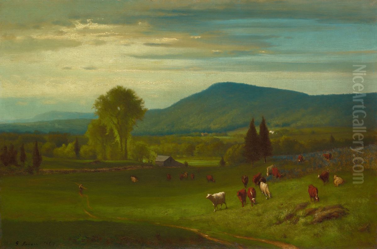 Summer in the Catskills Oil Painting by George Inness