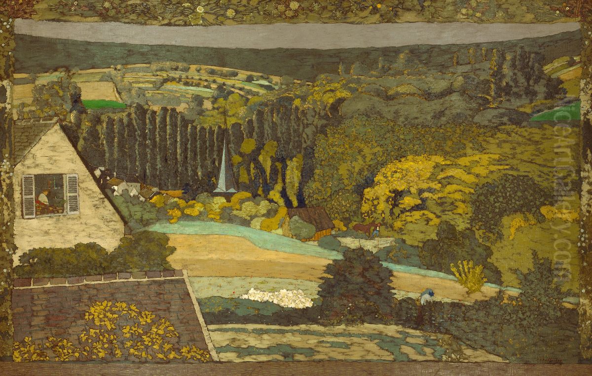 Window Overlooking the Woods Oil Painting by Jean-Edouard Vuillard