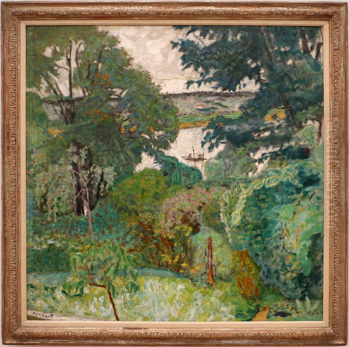The Seine at Vernonnet Oil Painting by Pierre Bonnard