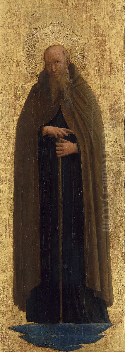 Saint Anthony Abbot Oil Painting by Fra Angelico