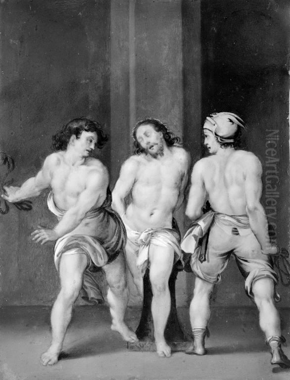 The Flagellation of Christ Oil Painting by Bartholomeus Spranger