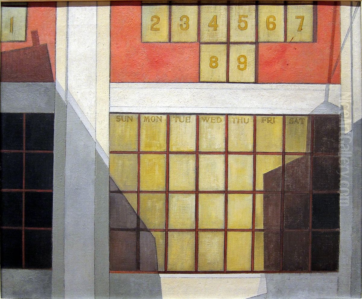 Business Oil Painting by Charles Demuth