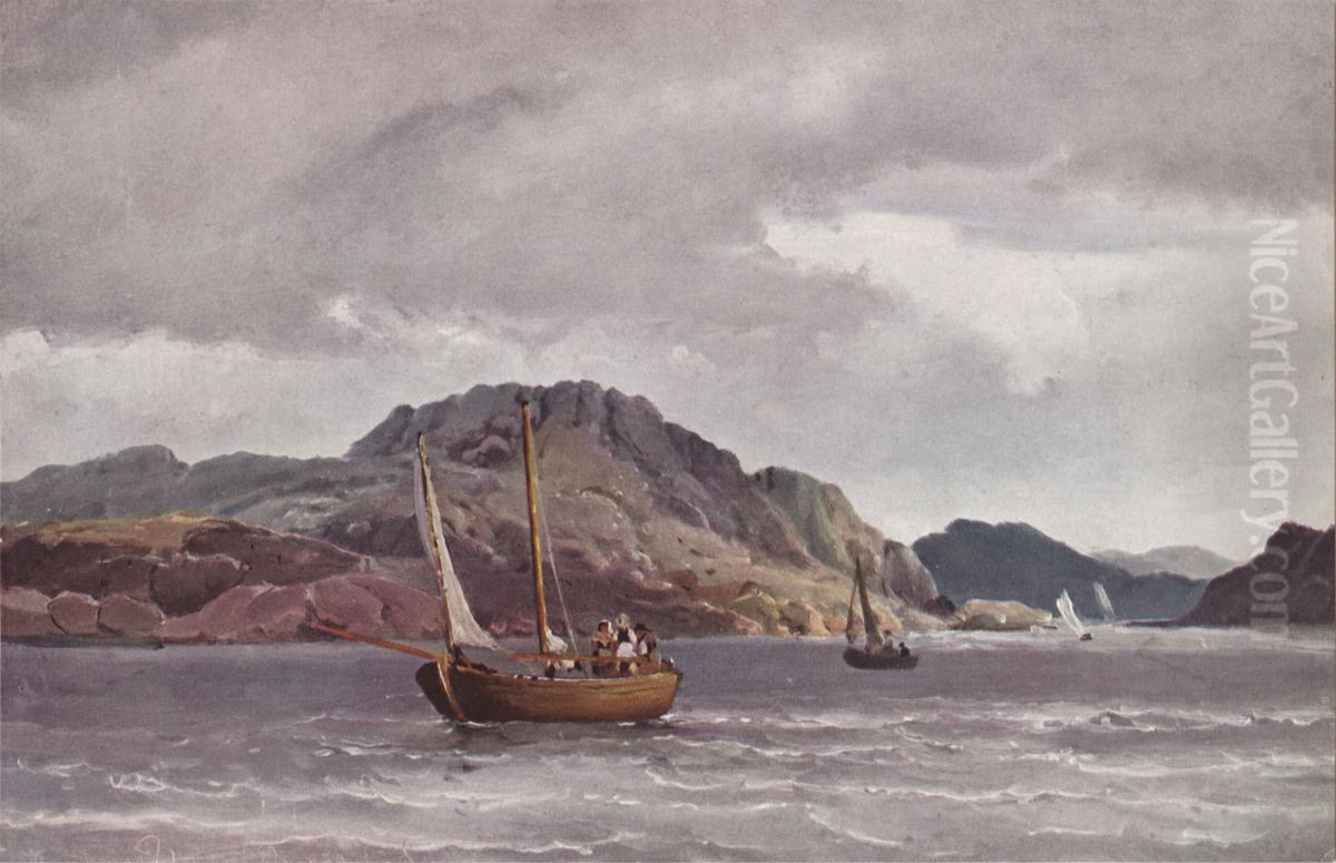 The Skerries at Marstrand Oil Painting by Carl Frederik Sorensen