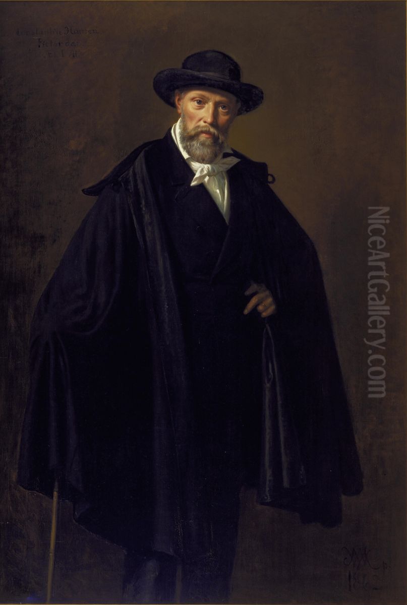 MalerenConstantin Hansen Oil Painting by Wilhelm Marstrand