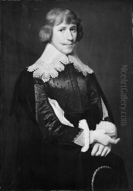 Portrait of a Man Oil Painting by Wybrand de Geest