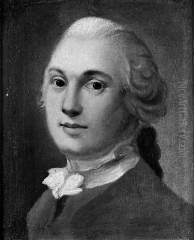 Materialforvalter Bartholin (?) Oil Painting by Peder Als