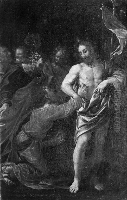 The Incredulity of Saint Thomas Oil Painting by Annibale Carracci