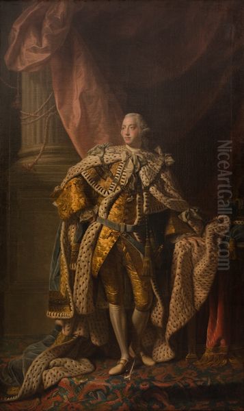 George III of England Oil Painting by Allan Ramsay
