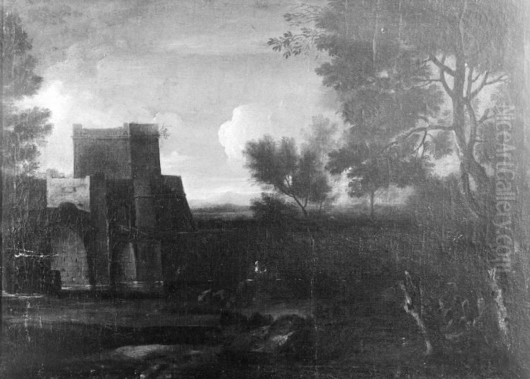 Landscape Oil Painting by Jan Frans van Bloemen