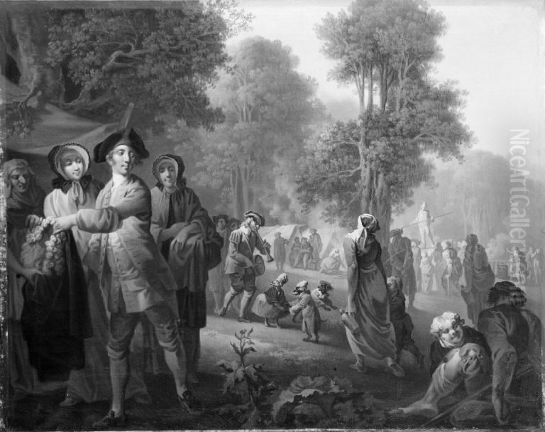 Kilderejsen. Intermedium Oil Painting by Christian August Lorentzen