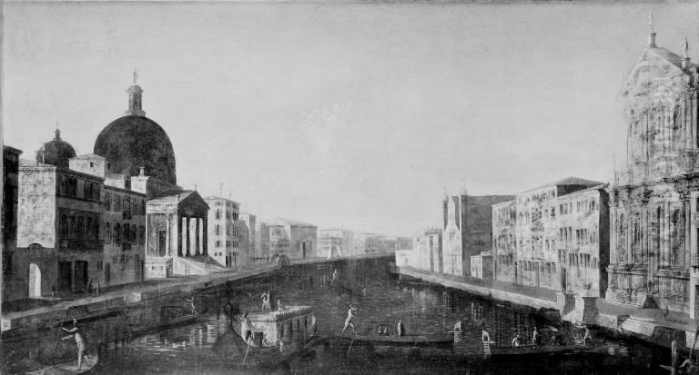 View of Canale Grande in Venice Oil Painting by Michele Marieschi