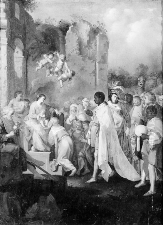 The Adoration of the Kings Oil Painting by Cornelius van Poelenburgh