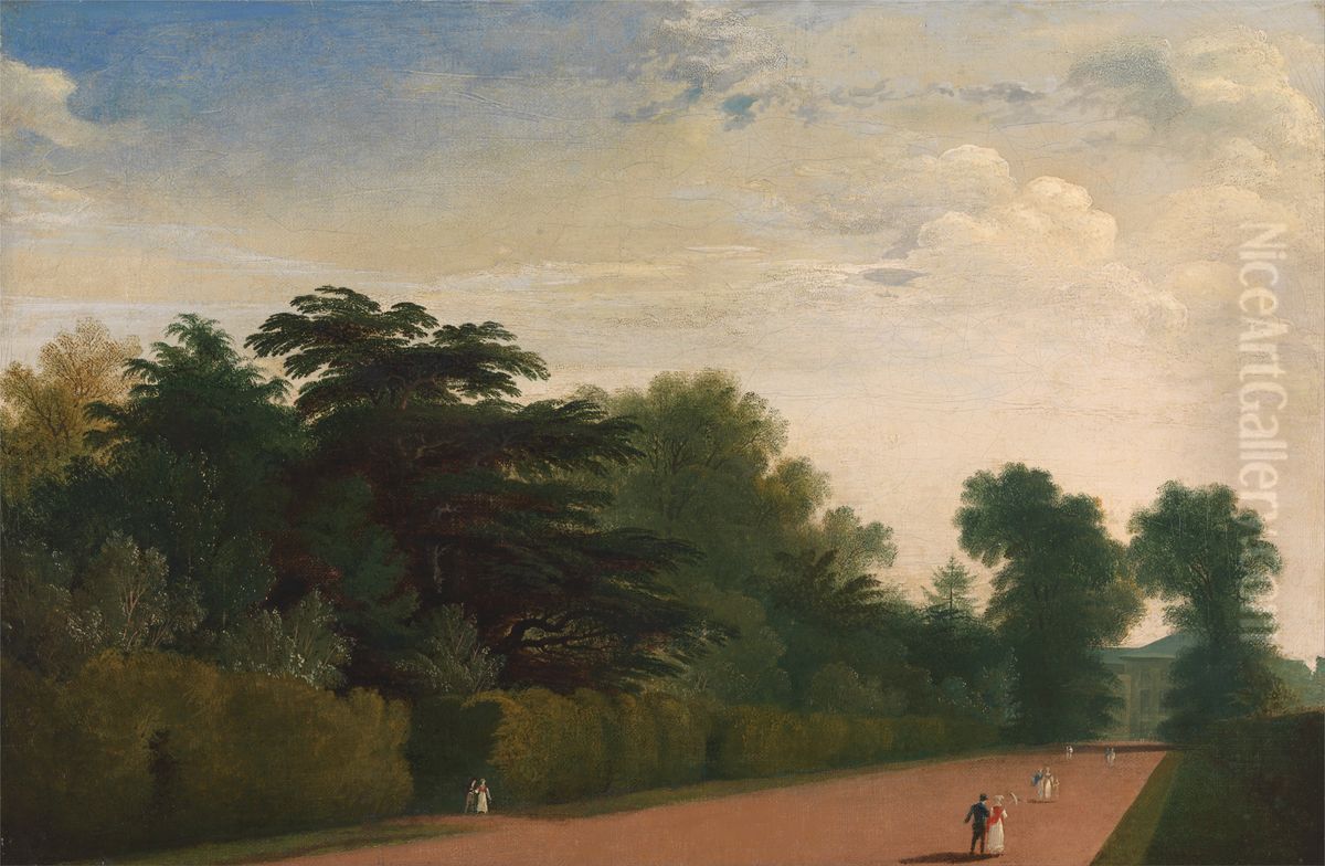 Kensington Gardens Oil Painting by John Martin