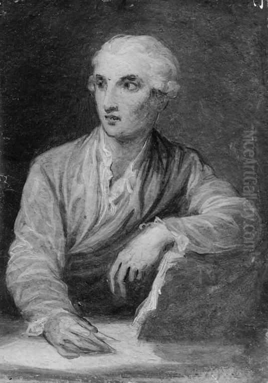 Portraet af en kunstner Oil Painting by Eric Paulsen