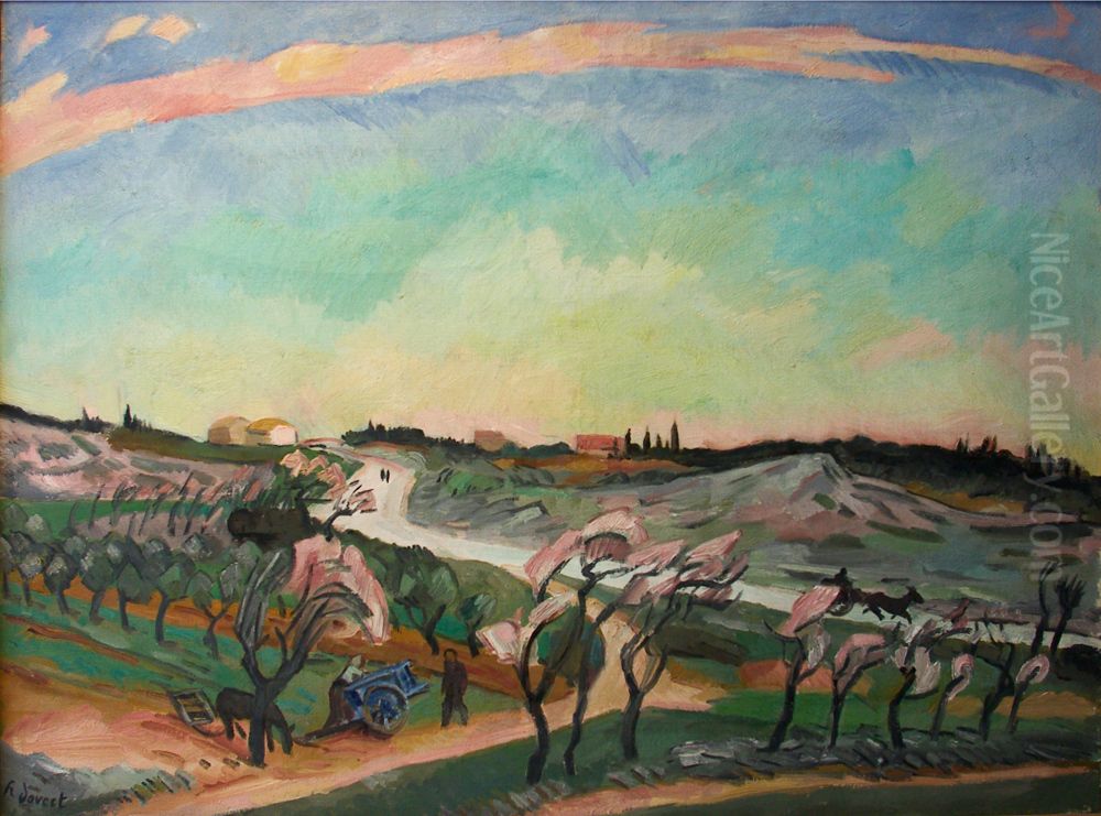 The Road to Nimes Oil Painting by Henri Doucet