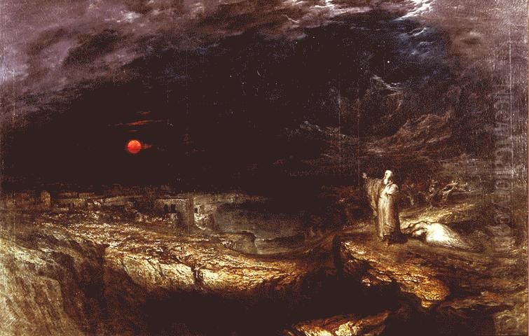The Last Man Oil Painting by John Martin