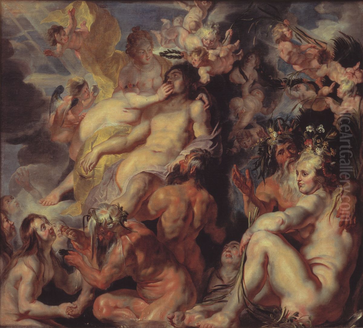 The Apotheosis of Aeneas Oil Painting by Jacob Jordaens