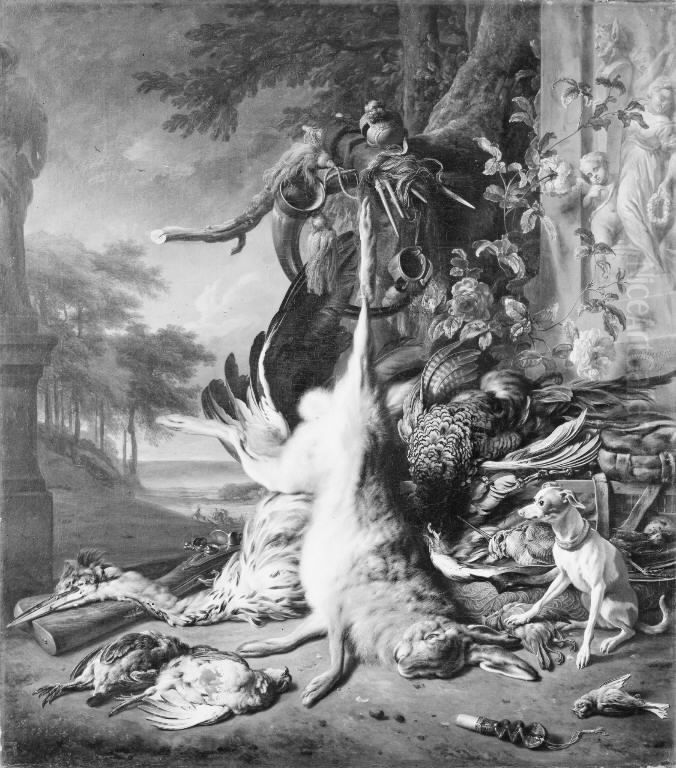 Dead Game Oil Painting by Jan Weenix