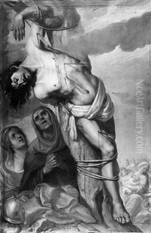 Saint Sebastian Oil Painting by Giovanni Lanfranco