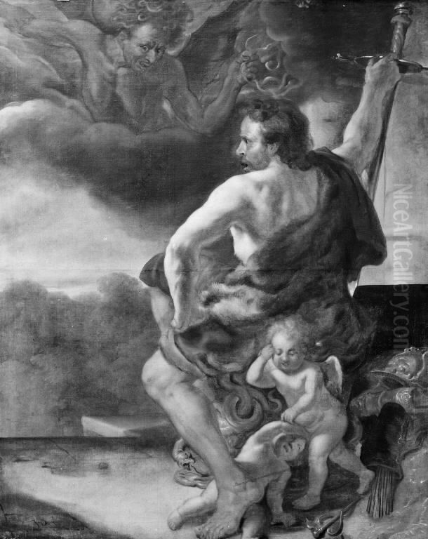 Hercules and Envy Oil Painting by Jurgen Ovens