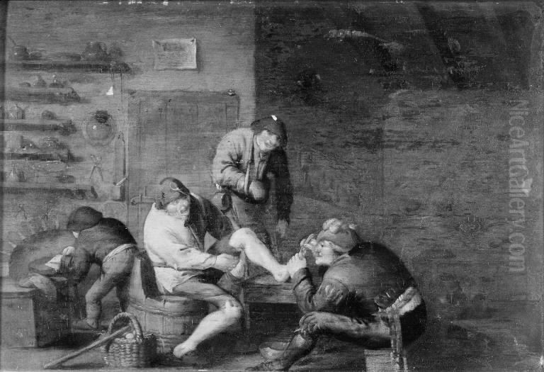 Hos Kirurgen Oil Painting by Isaac Van Ostade