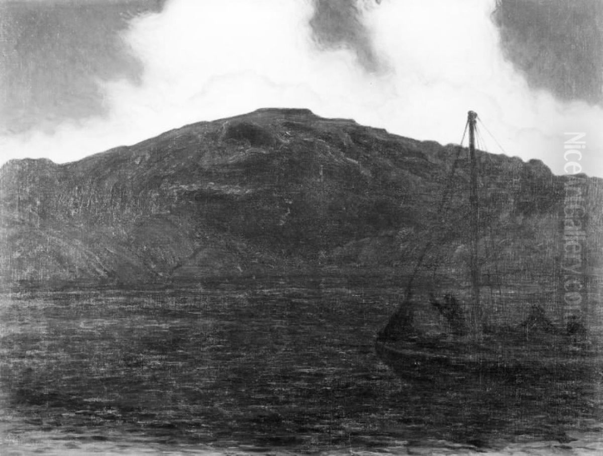 Berget Oil Painting by Karl Nordstrom