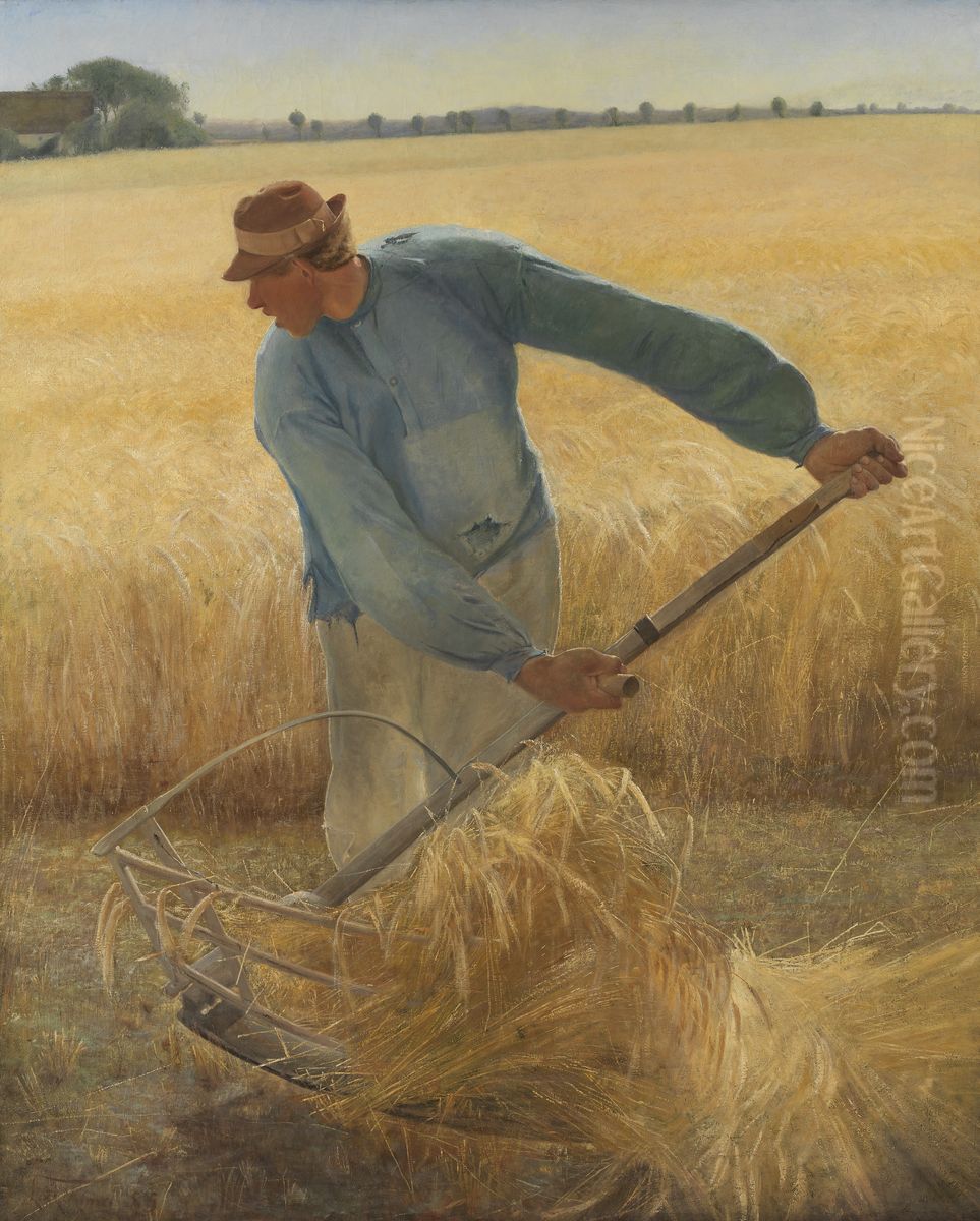 I host Oil Painting by Laurits Andersen Ring