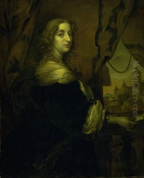 Queen Christina Oil Painting by David Beck