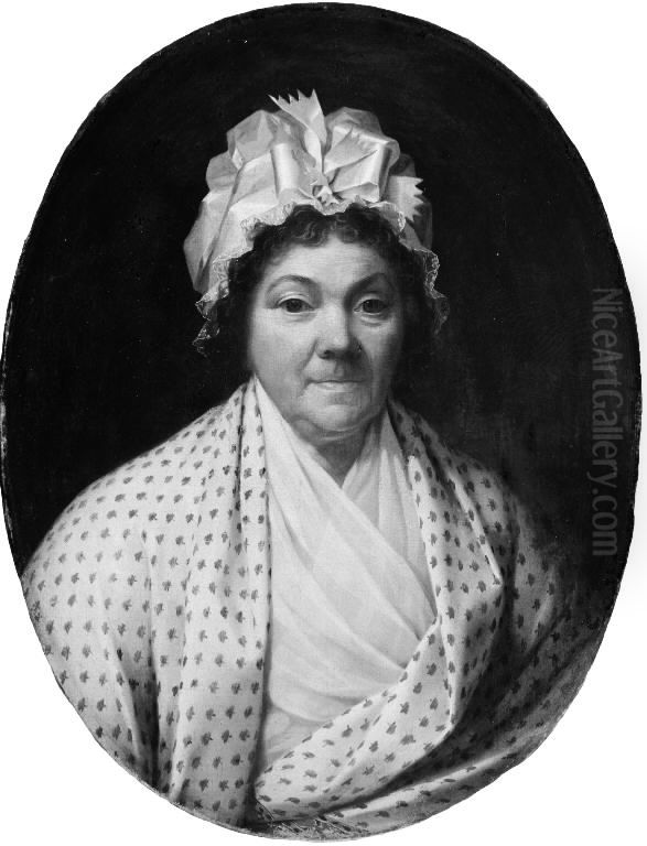 Cecilie Marie Elisabeth Schouw, f. Bagge, Poul Johan Schouws hustru Oil Painting by Jens Juel