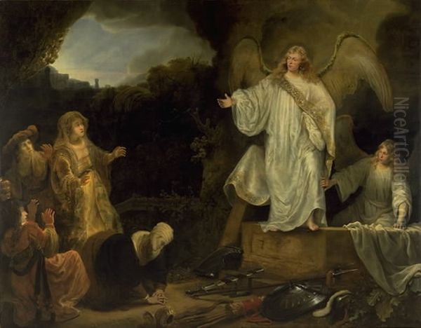 The Holy Women at the Sepulchre Oil Painting by Ferdinand Bol