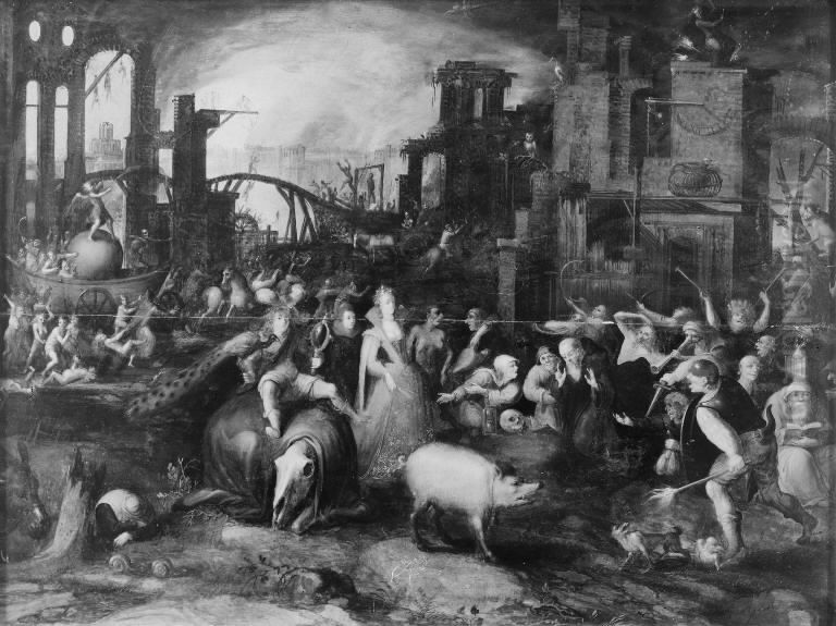 The Temptation of St Anthony Oil Painting by David Vinckboons I