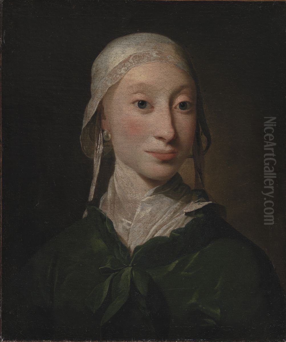 A Girl from Holstein Oil Painting by Jens Juel