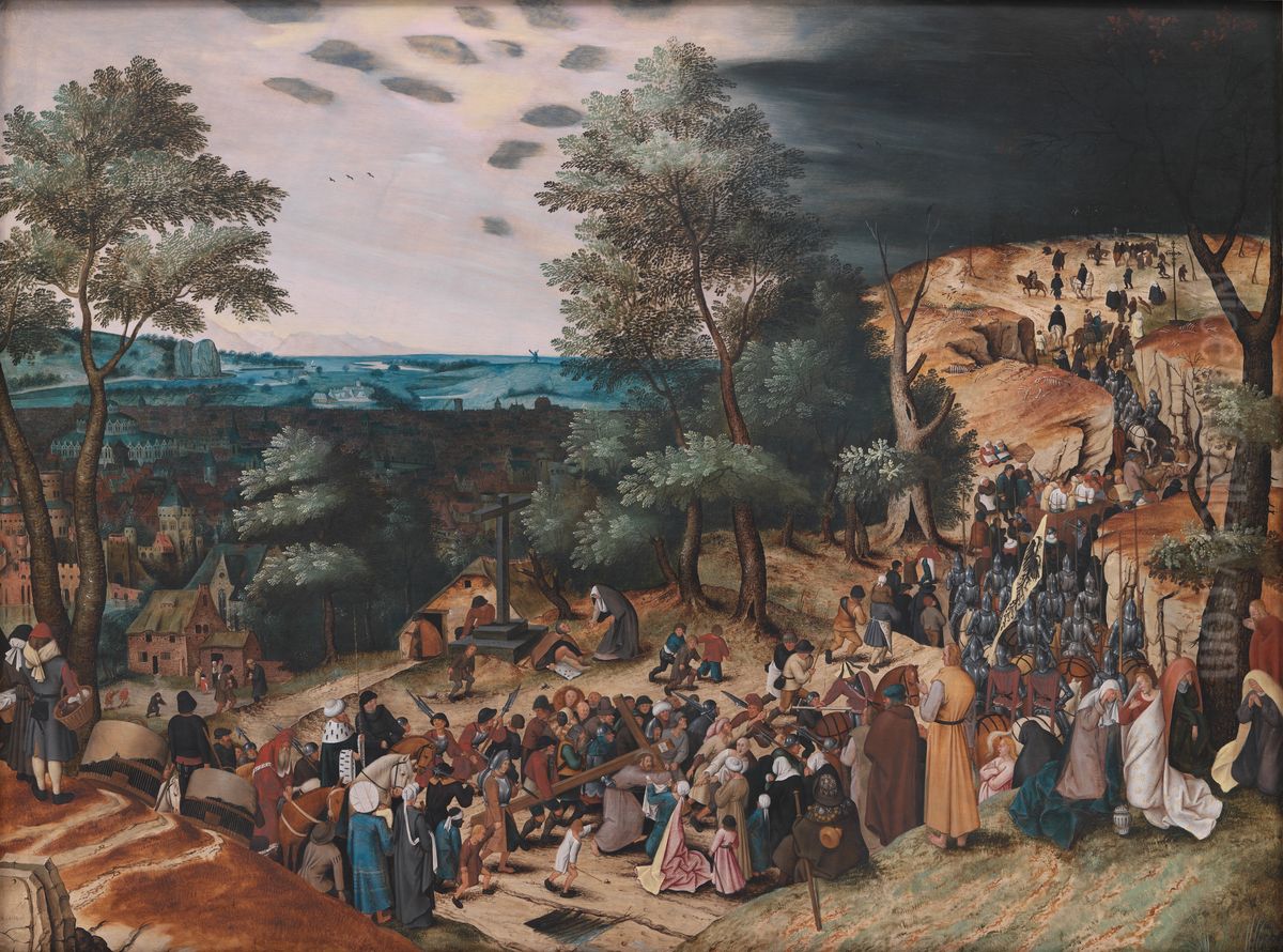 Kristi gang til Golgatha Oil Painting by Pieter Brueghel the Younger