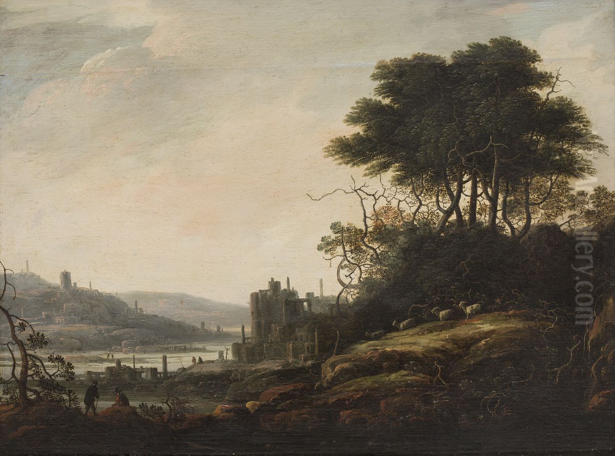 Landscape Oil Painting by Abraham Bloemaert