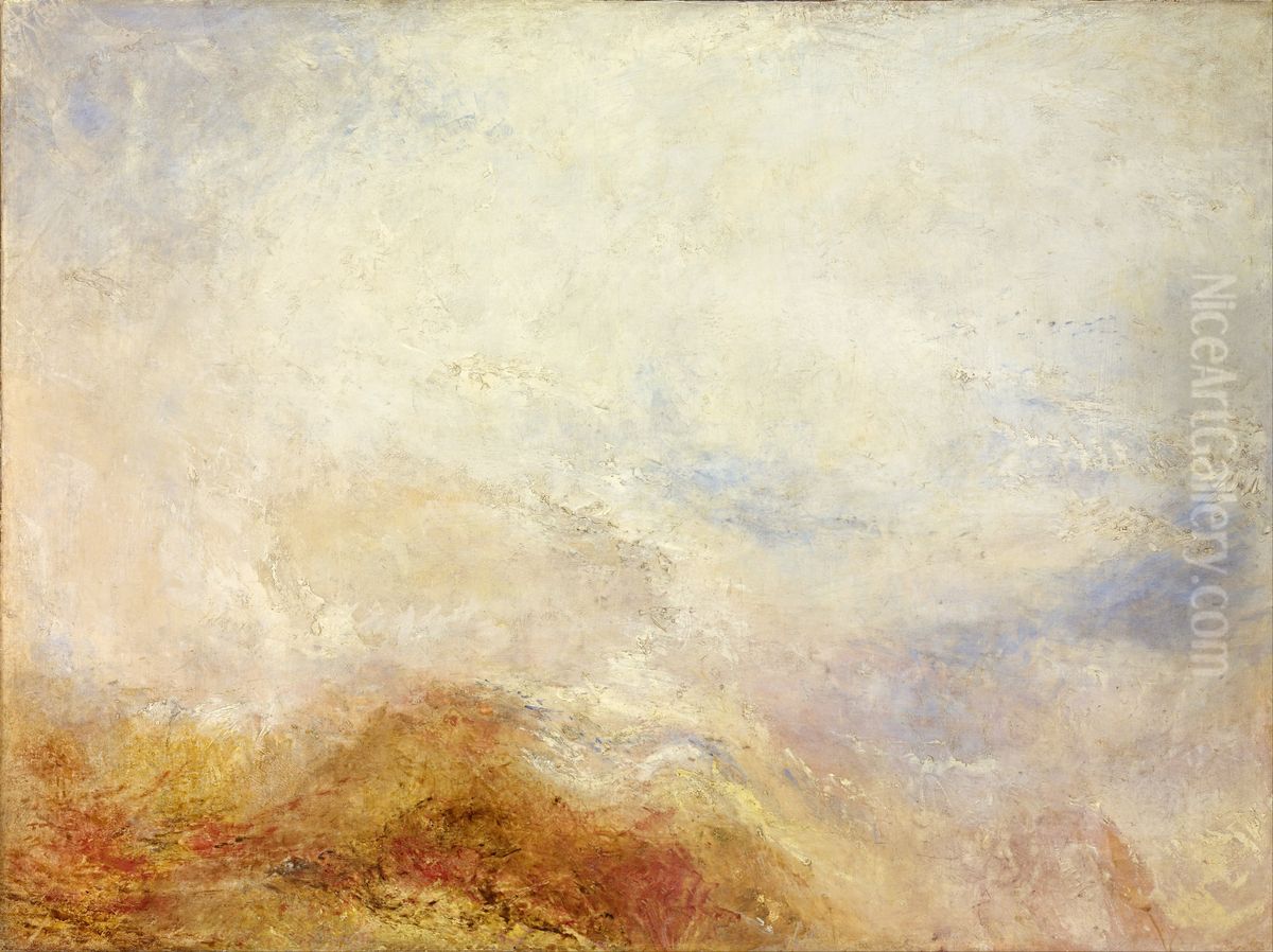 A mountain scene, Val d'Aosta Oil Painting by J. M. W. Turner